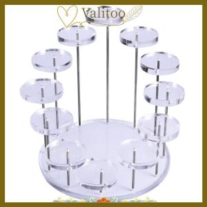 [Valitoo] Cupcake Stand Acrylic Display Stand For jewelry Cake Dessert Rack Party Decor