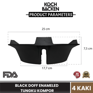 KOCH&BACKEN Tatakan Dudukan Besi Tungku Kompor Gas Universal ANTIANGIN