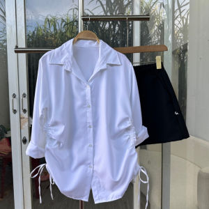 Bộ Bộ Nữ Áo Sơ Mi Rút Eo Kèm Quần Đùi Ống Rộng Thoáng Mát CÓ BIGSIZE - SET914