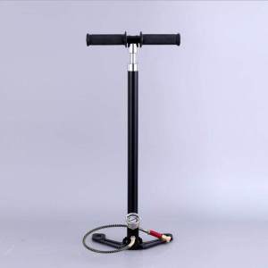Newly upgraded 4-stage high-pressure PCP pump 4-stage stainless steel folding manual air pump 30mpa 4500psi HPA tank hunting vehicle bicycle inflation measurement range 40mpa 6000psi