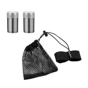 2pack Camping Kitchen Seasoning Jar Portables Bottles Small Salt Shakers for Outdoor Barbecues