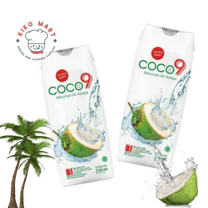 COCO9 100% Coconut Water 250ML X 24 (TETRA) | Lazada Singapore