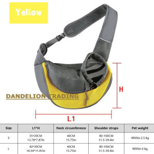 [Bồ công anh] con chó ra Ba lô Ba Lô Con Mèo và Con chó đi du lịch xách tay túi đeo vai chéo breathablebackpack cho con chó con Chó Mèo Thỏ