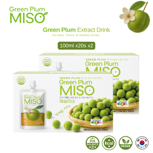 Green Plum Miso Mungyeong Korea Green Plum Extract Drink Korean PH Balance Plum Juice 100ml x20s