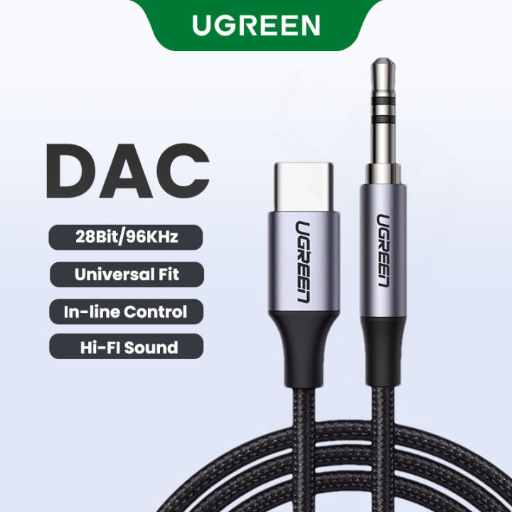 UGREEN USB Type C to Audio Cable with DAC Chip Compatible