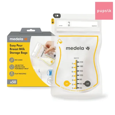 Medela Easy Pour Breast Milk Storage Bags (50 bags) - EU Version