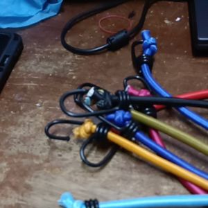 IKK TALI MOTOR BICYCLE 3FT 2FT 5FT - TALI IKAT GAS BARANG LUGGAGE TANK RUBBER GETAH ELASTIC TIE ROPE GRAB FOODPANDA BOX