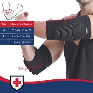 1 Pair Knee Pads/Elbow PadsHigh Elastic Anti-Slip Collision Avoidance Knee Elbow Sleeves for Volleyball Basketball and More Sports