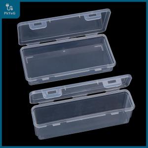 【PkYeG】 กล่องจัดระเบียบ1ชิ้นกล่องดินสอพลาสติกขนาดใหญ่กล่องปากกาใสโปร่งแสงวางซ้อนกันได้อุปกรณ์สำนักงาน