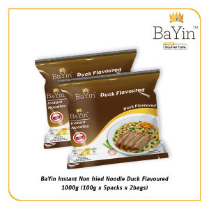 BaYin Instant Non-fried Noodle Duck Flavoured 1000g (100g x 5packs x 2bags)