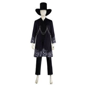 KPop Demon Hunters Jinu Saja Cosplay Costume Saja Boys Demon Mens Group Cos Full Set Male Kid Halloween