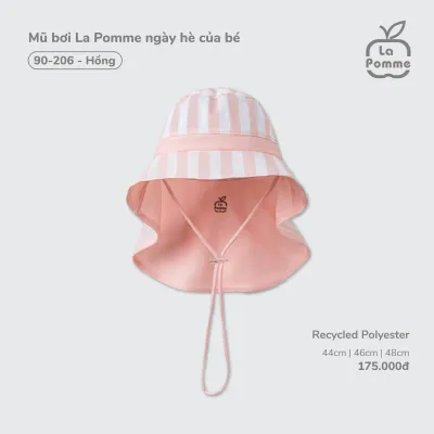 Mũ bơi La Pomme ngày hè của bé - Chất liệu Recycled Polyester mềm nhẹ nhanh khô – Bé trai/gái - 44cm/46cm/48cm