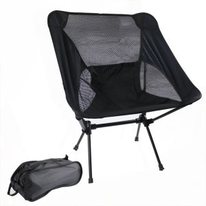 Folding Chair Camping Moon Chair Portable Outdoor Chair Lightweight Comfortable Foldable Seat for Beach Picnic Garden Travel Hiking Fishing Patio Furniture