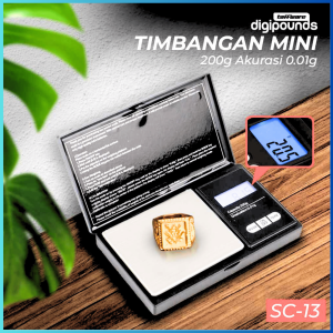 COD  Taffware Digipounds Timbangan Mini Emas Akurasi 0.01g   SC 13 / VSW0083 / timbangan emas digital terbaru kecil murah elektrik gram terbaik and acis asli akurat / alat pengukur berat emas charger camry chq constant pocket murah outdoor serbaguna