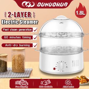 Electric Steamer 3-layer Home Large-capacity Siu-mai Steamer Multi-functional Food Steamer Smart Timer