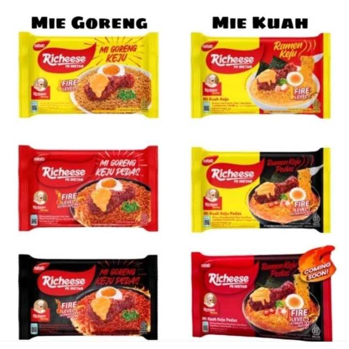 RICHEESE MIE GORENG KEJU PEDAS|MIE RICIS GORENG VIRAL / FIT MEE MIE ...