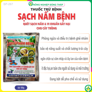 Thuốc Trừ Bệnh AMISUPERTOP 500WP Hiệu SẠCH NẤM BỆNH (Gói 100g)