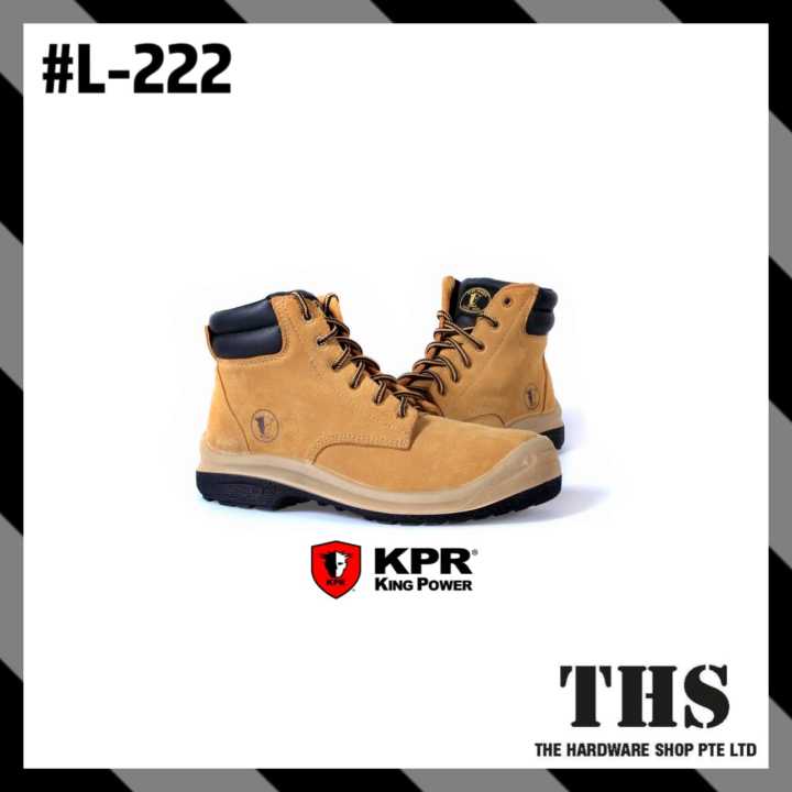 KING POWER （KPR）WHEAT MID-CUT LACE-UP SAFETY BOOT (L-222