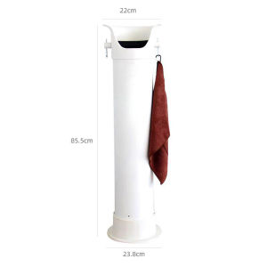 Vertical coffee grounds bucket  Bin Height 90cm waste slag box Vertical Coffee Dregs Bucket ommercial bar counter Floor Stand With towel