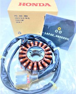SPULL SPUL MAGNET STATER  COMP ASSY HONDA PCX 150 K97 ADV 150 SEPUL SPOL STATOR  BARU ORIGINAL ASLI HONDA 100% DIJAMIN