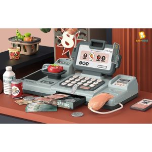 BabyBoss 25pcs Supermarket Cashier Simulation Role Play Kid Toy Mainan Juruwang