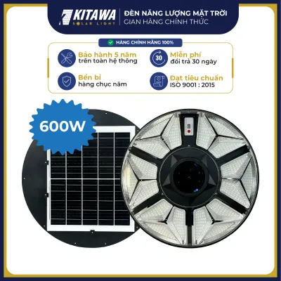 Đèn Năng Lượng Mặt Trời UFO 600W KITAWA UF4.600 Siêu Sáng