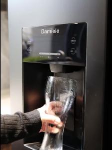 Damiele 572L Double Door Fully Automatic Ice Making Refrigerator with Variable Frequency Air Cooling Double Door Ice Bar from the UK