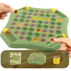 🚚จัดส่งเร็ว🚚เกมกระดานจับคู่ แข่งพลิกเหรียญจับคู่ หมวดสัตว์และผลไม้ ทดสอบความจำ เสริมพัฒนาการเด็ก เล่นได้ 2-4 คน