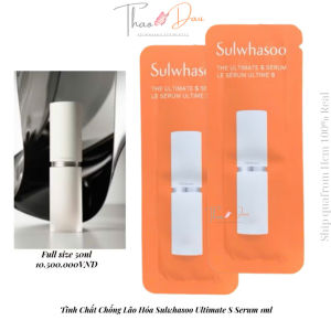 Sulwhasoo 12 Gói Serum Ultimate S Serum Bản Mới Sulwhasoo thông đỏ chống lão  nhăn mềm sáng bóng da