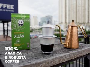 Cà Phê Rang Xay K Xuân Thương Hiệu K Coffee Hộp 454g