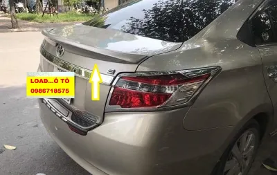 Đuôi Gió Liền Cốp Xe Toyota Vios 2014-2018 Hàng Cao Cấp