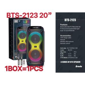 BTS-2285 Bluetooth speaker with cool light portable and suitable for outdoor square dancing