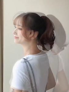 Easy to Fix Ponytail Hair Extension for Women with Secure Claw Ponytail Extension Clip Transform Your Look in Minutes