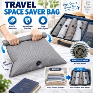 Thickened Vacuum Storage Bag No Pump Needed Compression Bag Extra Thick Space Saver Extra Large Capacity Home Organization Essential