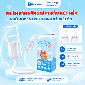 Dụng cụ hút mũi trẻ sơ sinh BABYJOO Dụng cụ hút mũi bằng tay Dụng cụ hút mũi cho bé bản nâng cấp mới 2 đầu hút sơ sinh