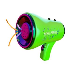 Small Voice Changer Megaphone Speaker with Recording Microphone Musical Trumpet Toy Megaphone Keychain Accessories