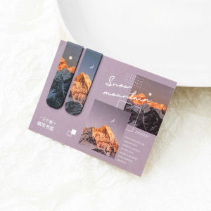 Whitespace 2pcs Scenery Magnet Bookmark Magnetic Booktab Label Clip Divider Buku Penanda Natural Sky Journal Study