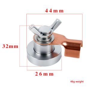Heavy Duty Magnetic Welding Ground Clamp High Temp Resistant Secure Welder Tool for Electric Welding Machines