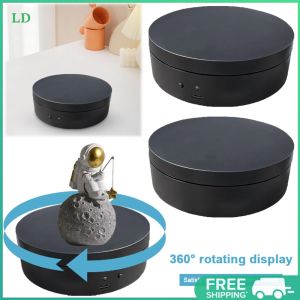 Electric Turntable 12cm for Jewelry Display with 360 Degree Rotation for Live Video and Retail Use