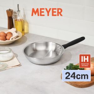 Meyer Luna Stainless Steel 24cm Frypan