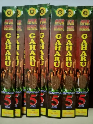 Dupa Harum Ayur Herbal Aroma Gaharu Menyala 5 Jam Putri Bulan