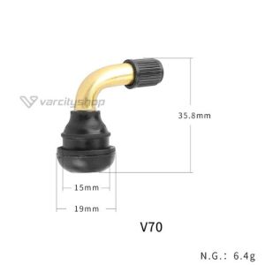 2PCS Pentil Ban Tubeless Motor Listrik Sepeda Listrik PVR 50 60 70