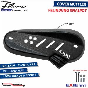 Cover Muffler Grand Filano Pelindung Knalpot Motorcycle Exie Art