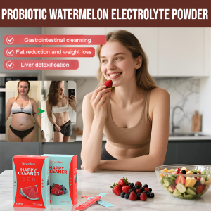 Probiotic Watermelon Electrolyte Powder For Gut Happiness Multivitamin Electrolytes Supplement Electrolytes Powder Sugar Free Electrolyte Hydration Boost Energy Powder