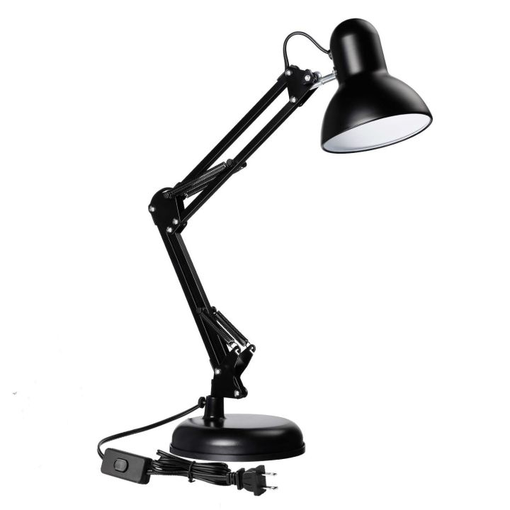 Desk Lamp, Study Lamp Desk Classic Architect Table Lamp Metal Swing Arm ...