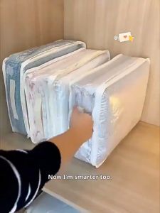 4Pcs Storage Bags Large Capacity Divided Organizer For in Quilts StoringOther Seasons Clothes