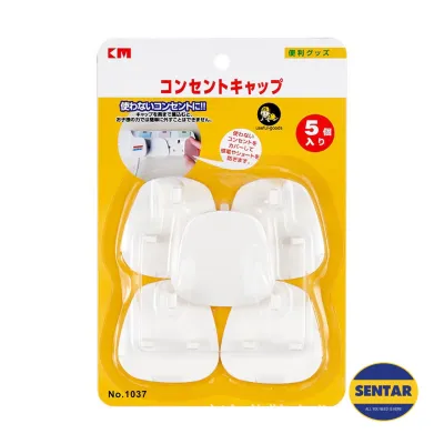 100% Ready Stock KM Baby Safety Safety Plug Socket Covers (5pcs)