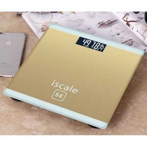 ✅100% Original Smilee Iscale Digital LCD Electronic Tempered Glass bathroom weighing Scale