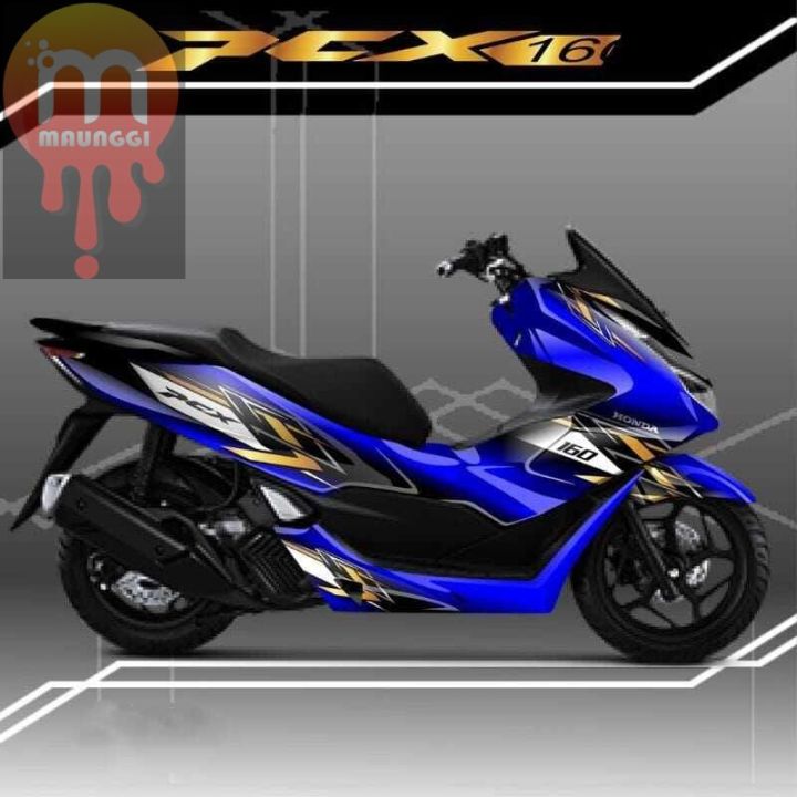 sticker decal motor pcx 160 striping full body honda pcx 160 sticker ...