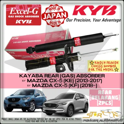KAYABA KYB JAPAN EXCEL G Mazda CX-5 CX5 KE / KF (2013~) Gas Shock Strut Absorber ( REAR 2PCS )